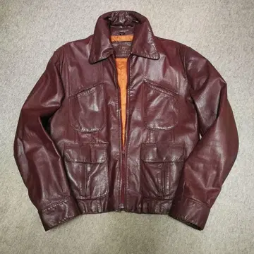 가죽 자켓 버건디