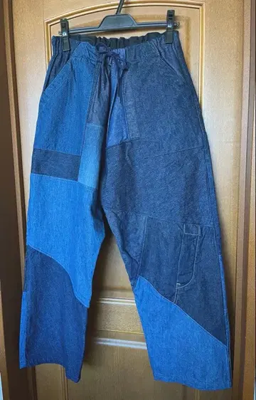 리베어 바이 젬블 패치워크 이지 팬츠