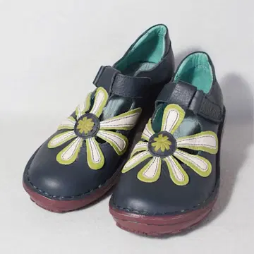 새상품급 [Estacion] 스트랩 신발(M)K072A 플라워 웨지