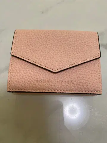 보나벤츄라 스몰 지갑 슈링크 가죽 사쿠라 핑크