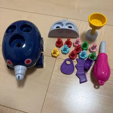 호빵맨 조립 DIY 나사나사 두더지맨