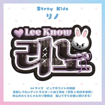 통통 네임보드 StrayKids 리노 스키즈 리빗 SKZOO