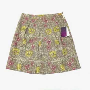 새상품 LIBERTY 코튼 100% 꽃무늬 타이트 스커트 2856