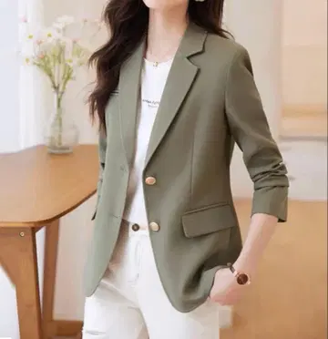 카키 자켓 L 사이즈 여성용