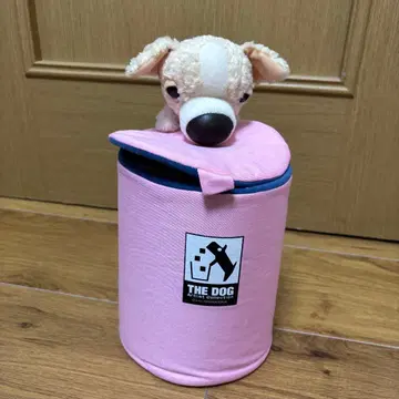 미사용 THE DOG 치와와 봉제 인형 포함 소품함