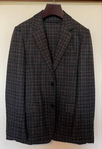 TOMORROWLAND 해리스 트위드 체크 무늬 자켓