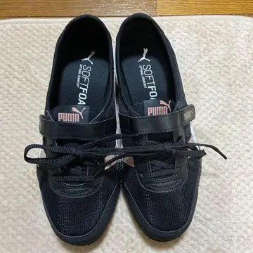 PUMA 벨라 V SOFTFOAM 블랙 스니커즈