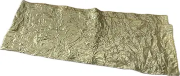 성인식 오비 장식 천 골드 골드 컬러 주름 가공