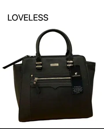 새상품 LOVELESS 라브레스 핸드백 숄더백 소가죽 블랙