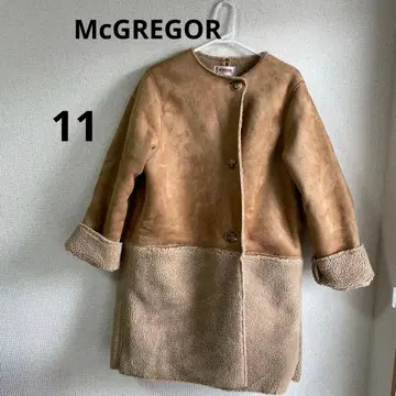 맥그리거 무스탕 노카라 보아 절개 코트 11호