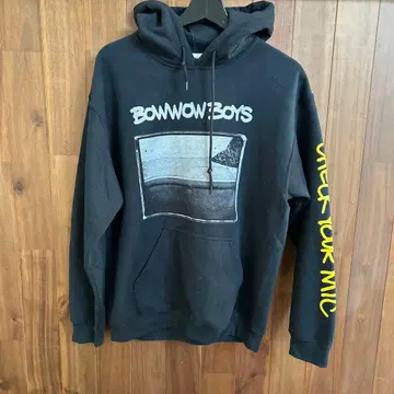 BOWWOW 블랙 후드티 비스티 보이즈