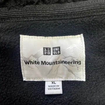 UNIQLO 화이트 마운티니어링 플리스 자켓 XL