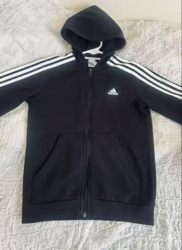 최종 가격 인하 선착순 1점 한정! adidas 블랙 풀 집업 후드티