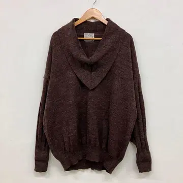 80s BALLOW 디자인 니트 풀오버 V넥 vintage