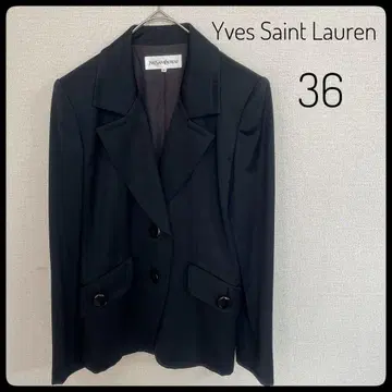 이브 생 로랑 사이즈 36 자켓 블랙