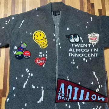 롱 코트 여성 그랜터블 니트 아우터 그레이 두꺼운 원단 따뜻한