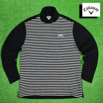 Callaway/캘러웨이 골프 터틀넥 스웨터 [보더] 새상품급!