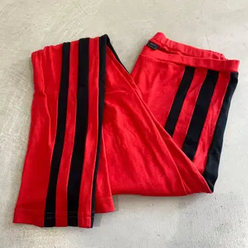 Y-3 빨간색 레깅스