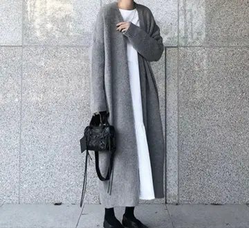 미개봉, 새상품 그레이 롱 가디건 miniministore