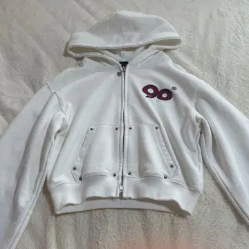 9090 로고 도트 집 후디