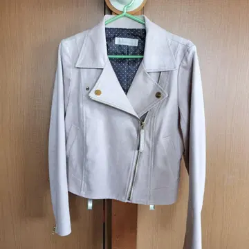 스웨이드 라이더 자켓