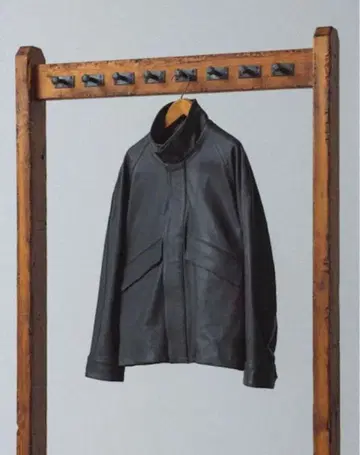 LIDNM 빈티지 염소 가죽 라이딩 블루종 M 사이즈