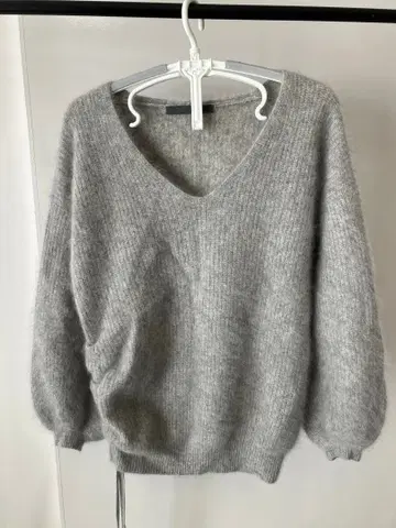 Spick&Span 그레이 V넥 스웨터