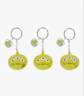 디즈니 리틀 그린맨 키체인 3개 세트