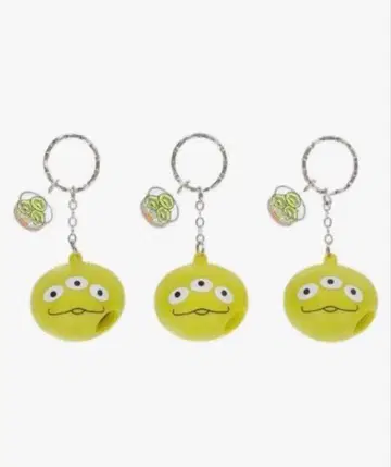 디즈니 리틀 그린맨 키체인 3개 세트