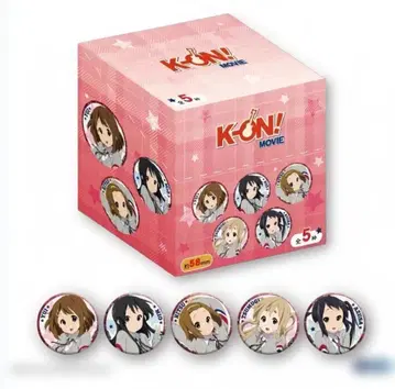 케이온 K-ONTHEMOVIE 체크 무늬 스커트 시리즈 트레이딩 캔뱃지