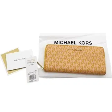 컨디션 최상 마이클코어스 장지갑 라운드 지퍼 11-25110708