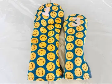 스마일 골프헤드커버 (드라이버, 페어웨이 우드) 묶음 판매