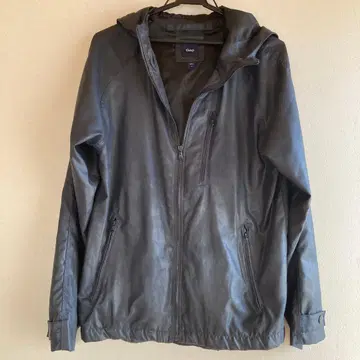 GAP 후드 부착 폴리에스테르 자켓 다크 블루