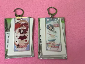 마도카 마기카 산리오 오로라 스틱 키링 2개 세트 쿄코, 사야카