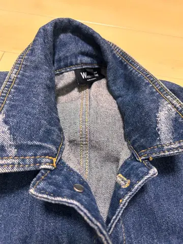 데님 자켓 오버 사이즈 인디고