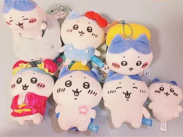 치이카와 (먼작귀) 하치와레 마스코트 7개 세트 산리오 디즈니 리락쿠마