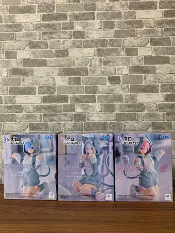 리제로 Yumemirize ~모후모후 팩 라무 렘 에밀리아 3종