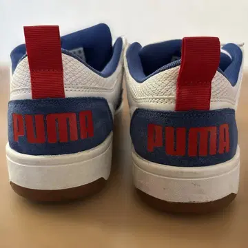 PUMA 스니커즈 US 10 화이트/블루/레드