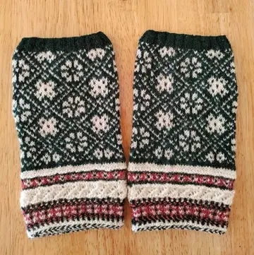 암워머 페어아일 북유럽 셰틀랜드 울 100% 라트비아