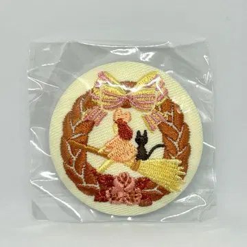 익명 배송 지브리 마녀 배달부 키키 자수 캔뱃지 구초키빵집