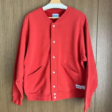 cosby 빨간색 버튼 달린 가디건 프리 사이즈