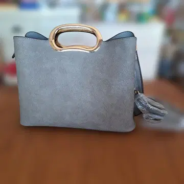 그레이지 숄더백 골드 컬러 핸들