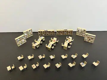 건축 모형 첨경 1/100 학교 세트