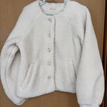 axes femme 플리스 자켓 화이트