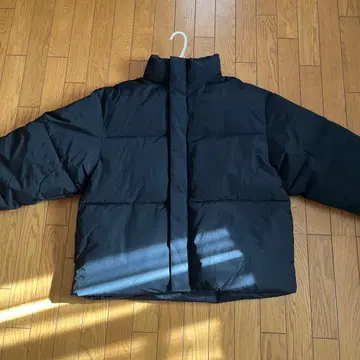 [LUENNA] 오버 사이즈 볼륨 패딩 자켓 블랙 L