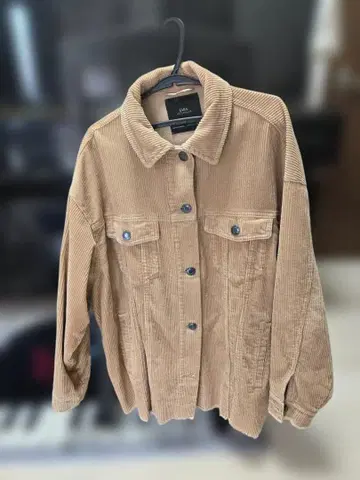 베이지 코듀로이 자켓