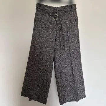 쿠미쿄쿠 트위드 와이드 팬츠 사이즈 2