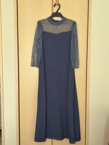 다크 블루 긴팔 원피스 M