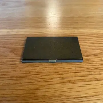 [ 당일 출하 ] [ 미사용품 ] 금속제 명함지갑 카드 케이스