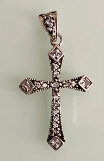 925 실버 크로스형 펜던트